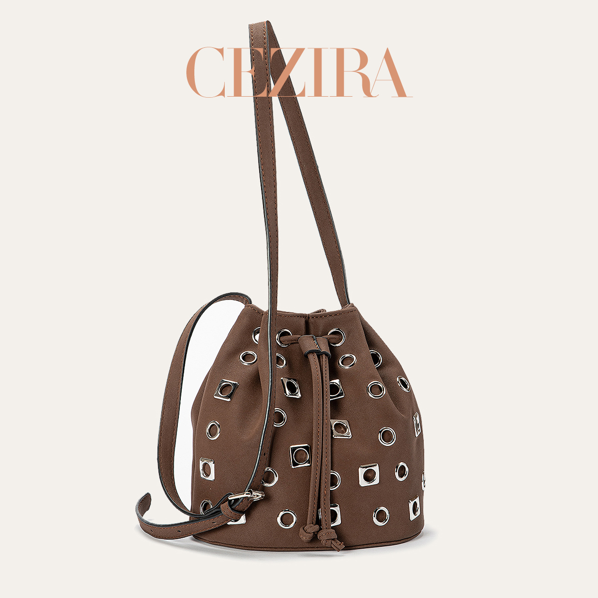 Luxury Bags Vegan - Borsa a secchiello da donna CR