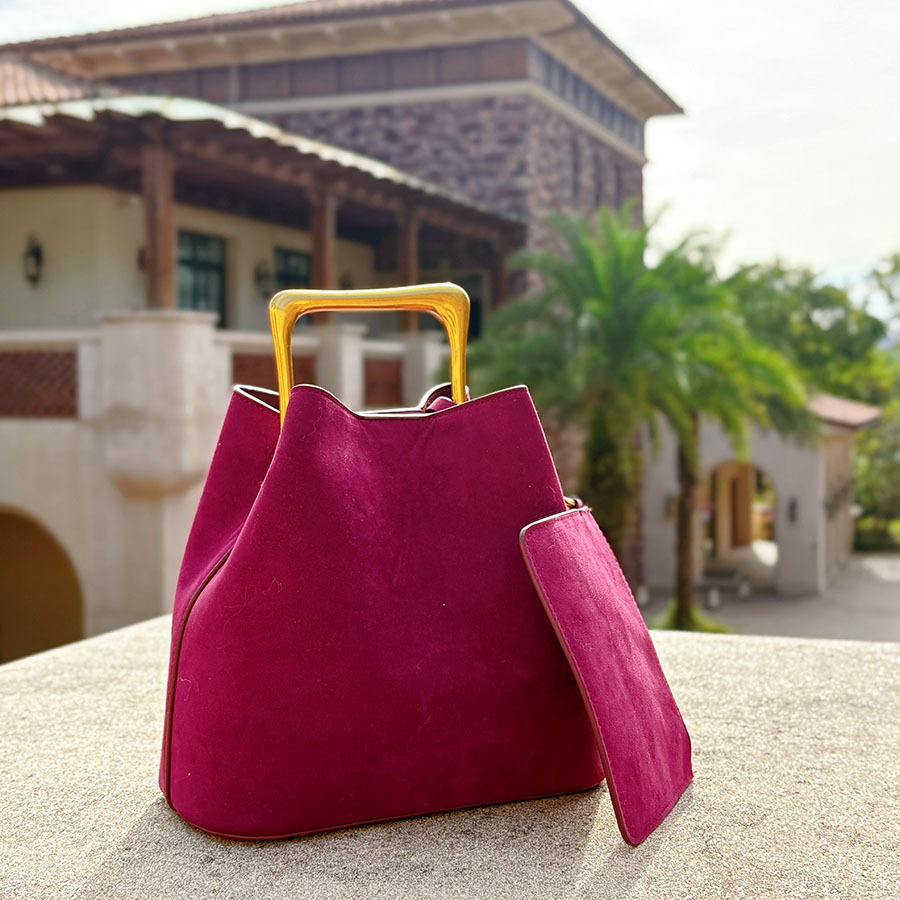 Borsa a tracolla a tracolla da - Bucket Bag Suede recensione e prezzo
