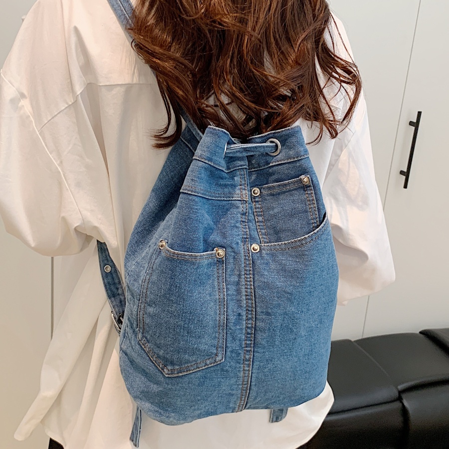 Zaini in denim da donna, zaino - Luxury Bags For Kids recensione e prezzo
