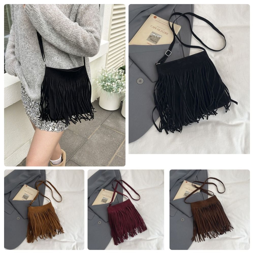 Borsa a Tracolla Vintage in Pe - Bucket Bag Suede recensione e prezzo