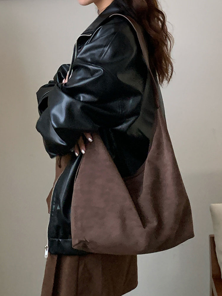 Borsa a Tracolla in Pelle Scam - Bucket Bag Suede recensione e prezzo