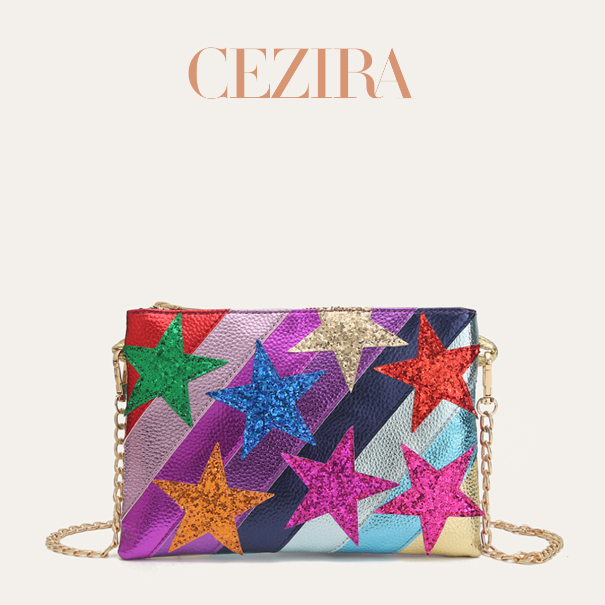 Borsa a Tracolla con Motivo a  - Luxury Bags Vegan recensione e prezzo